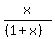 x%2F%28%281%2Bx%29%29