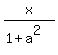 x%2F%281%2Ba%5E2%29