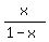 x%2F%281-x%29