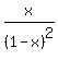 x%2F%281-x%29%5E2
