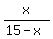 x%2F%2815-x%29