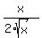 x%2F%282%2Asqrt%28x%29%29