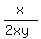 x%2F%282xy%29