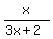 x%2F%283x%2B2%29