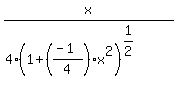 x%2F%284%281%2B%28%28-1%29%2F4%29x%5E2%29%5E%281%2F2%29%29