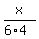 x%2F%286%2A4%29