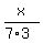 x%2F%287%2A3%29