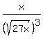 x%2F%28sqrt%2827x%29%29%5E3