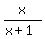 x%2F%28x%2B1%29