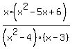 x%2F%28x%5E2-4%29+%2A+%28x%5E2-5x%2B6%29%2F%28x-3%29