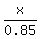 x%2F0.85
