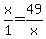 x%2F1+=+49%2Fx