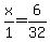 x%2F1+=+6%2F32