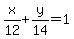 x%2F12%2By%2F14=1