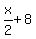 x%2F2%2B8