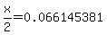 x%2F2+=+0.066145381