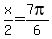 x%2F2+=+7pi%2F6