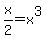 x%2F2++=+x%5E3+