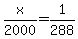 x%2F2000=1%2F288