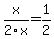 x%2F2x=1%2F2