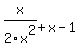 x%2F2x%5E2%2Bx-1