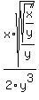 x%2F2y%5E3%2Asqrt%28sqrt%28x%2Fy%29%2Fy%29