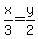 x%2F3=y%2F2