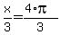 x%2F3+=+%284%2Api%29%2F3