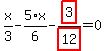 x%2F3-5%2F6%2Ax-highlight_red%28+3+%29%2Fhighlight_red%28+12+%29=0
