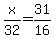 x%2F32+=+31%2F16