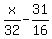 x%2F32+-+31%2F16