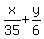 x%2F35+%2B+y%2F6