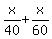 x%2F40+%2B+x%2F60