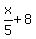 x%2F5%2B8