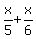 x%2F5%2Bx%2F6