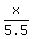 x%2F5.5