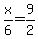 x%2F6=9%2F2