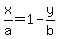 x%2Fa=1-y%2Fb