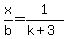 x%2Fb=1%2F%28k%2B3%29
