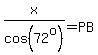 x%2Fcos%2872%5Eo%29=PB