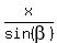 x%2Fsin%28beta%29