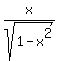 x%2Fsqrt%281-x%5E2%29