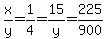 x%2Fy=1%2F4=15%2Fy=225%2F900