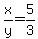 x%2Fy=5%2F3