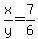 x%2Fy=7%2F6