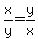 x%2Fy=y%2Fx