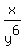 x%2Fy%5E6