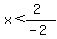 x%3C%282%29%2F%28-2%29