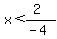 x%3C%282%29%2F%28-4%29