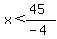 x%3C%2845%29%2F%28-4%29